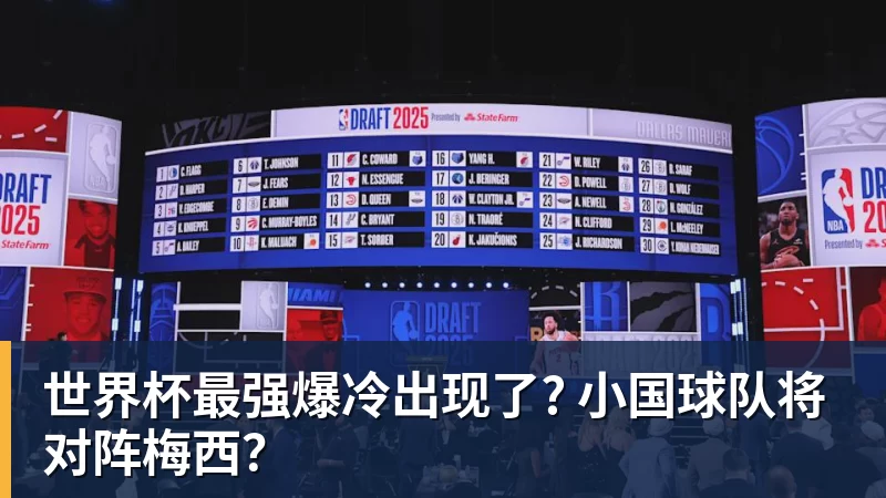 v66体育世界杯最强爆冷出现了? 小国球队将对阵梅西？